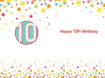 Picture of 10TH BIRTHDAY CARD